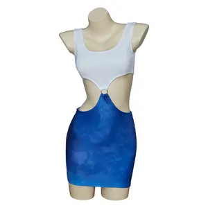 Movie Pretty Woman Film Julia Roberts Cosplay Bare Waist Dress Sexy One-Piece Vivian Skirt Halloween Party Fashion Outfit Clothes Costumes