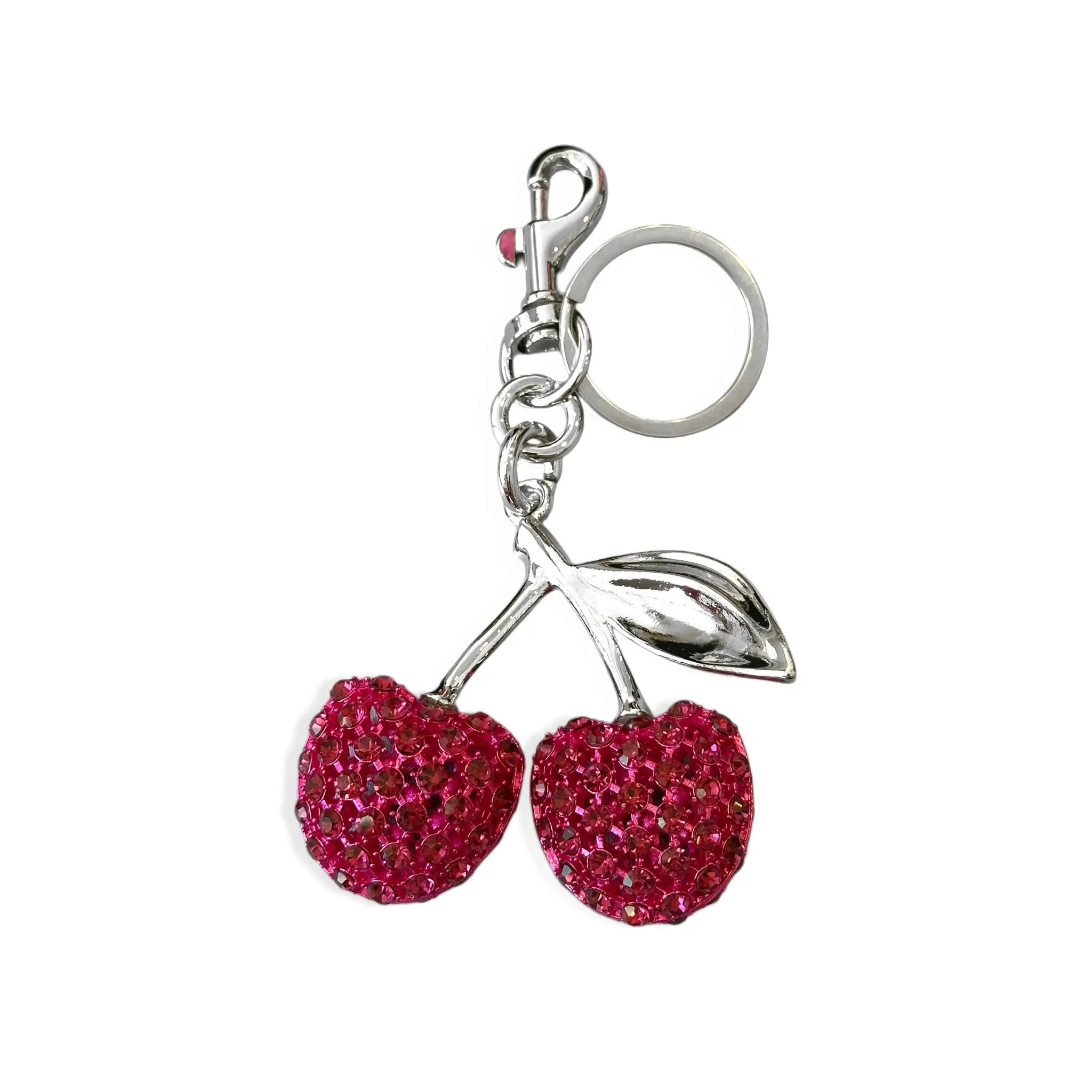 Iris Bling Charms #C011 - Personal Style Cherry Keychain, Perfect for Gifting - By Iris & Rainbow