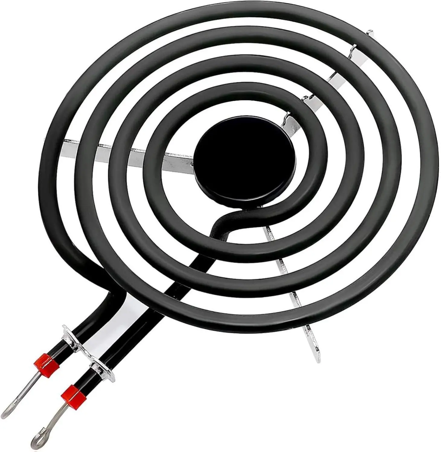 MP15YA 6-Inch Electric Range Burner Element Replacement - 1500W Power, 4-Turn Nickel Alloy High-Temp Heat Part for Whirlpool, Kenmore Ranges (Fits WFC310S0AK, RF110AXSQ3, KF330ADD1, FFEF3011LWD, IRE, CEX)