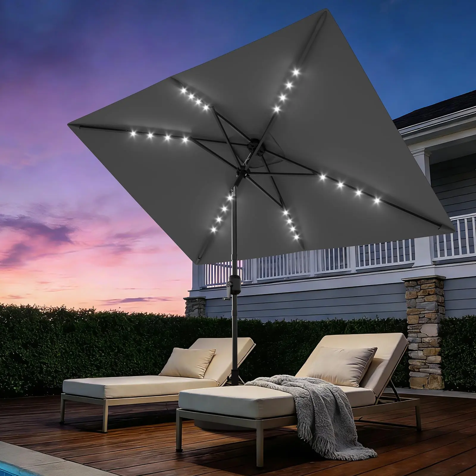 11' patio umbrella replacement canopy 11 ft Cantilever Umbrella Replacement Canopy
