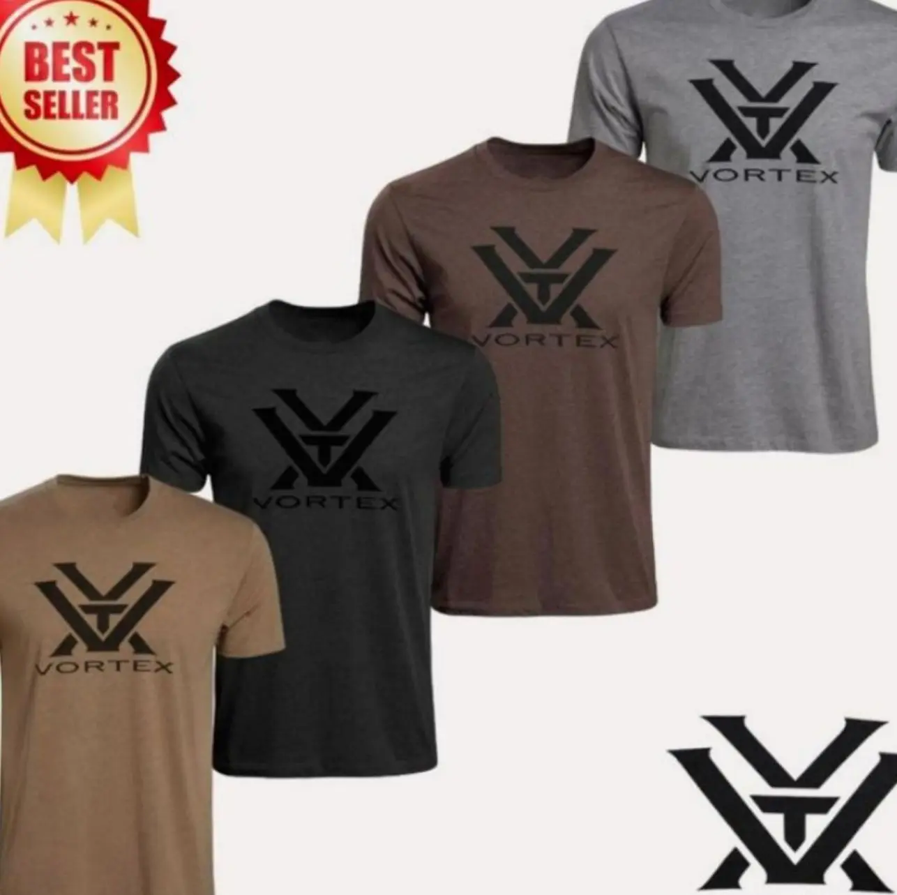 Vortex Core Logo Short Sleeve T-Shirt, Comfortable Outdoor Tee, Durable Hunting Apparel, Tactical Range Day Shirt, Casual R5DNU