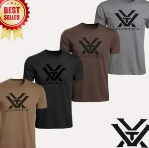 Vortex Core Logo Short Sleeve T-Shirt, Comfortable Outdoor Tee, Durable Hunting Apparel, Tactical Range Day Shirt, Casual R5DNU