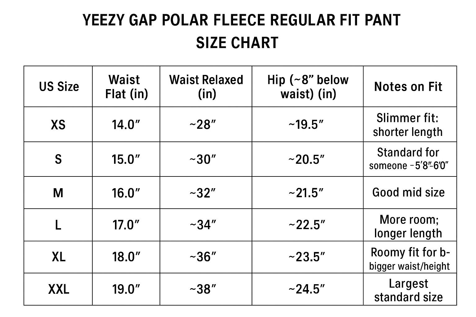 Polar Fleece Regular Fit Pant - Yeezy Gap