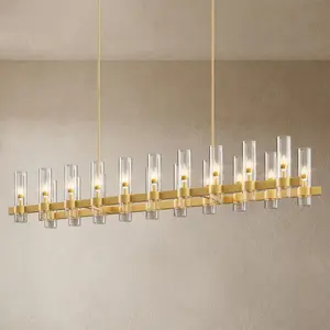 20-Light 67.7'' Linear Kitchen Island Lighting Chandelier