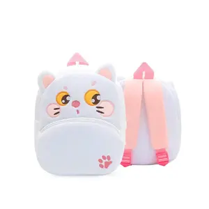 Lovely Small Backpack with Animals Pink Book Bag Hiking Backpack-5