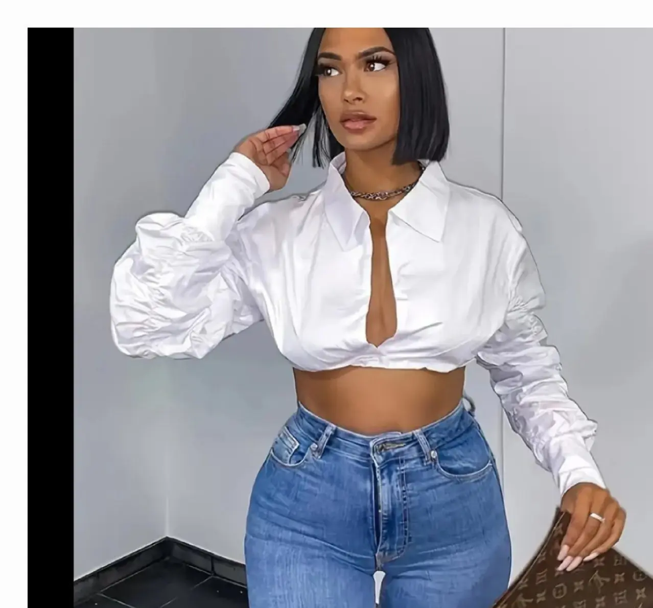 micro crop top and low rise - TikTok Shop