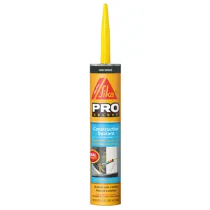 Sika  10.1 oz Pro Select Polyurethane Construction Sealant Dark Bronze- pack of 12