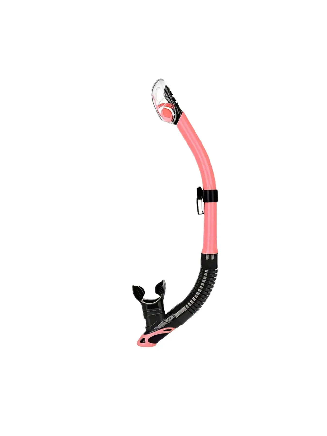 Youth swimming training breathing tube, dry breathing tube easy to breathe, top valve of diving splash guard, swimming underwater equipment, free diving accessories, suitable for adults, children, males, females, and adolescents, Dry Top Snorkel