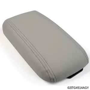 Armrest Center Console Lid Fit For 02-09 Chevrolety Trailblazer GMC Envoy Gray Upgraded Version