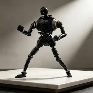 Moc K-2so Robot Army Thief Model Action Figure Building Blocks Adult Toy Birthday Gift, Unisex Collectible Puzzle Set