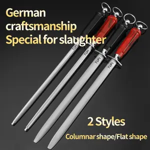 Professional 15 Inch Knife Sharpening Rod, Comfortable Handle, Daily Maintenance Tool, Home Kitchen Restaurant Use, Durable and Easy to Use