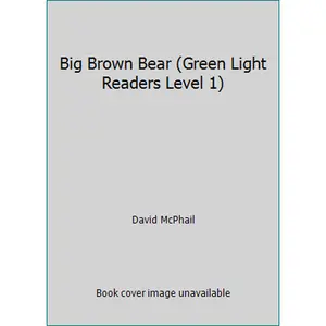 USED-Big Brown Bear (Green Light Readers Level 1) by David McPhail (Unknown)