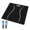 Digital Body Weight Scale – High Accuracy Smart Bathroom Scale with LCD Display, Step-On Tech, Sleek Black Glass, Ideal for Home Fitness & Health Tracking