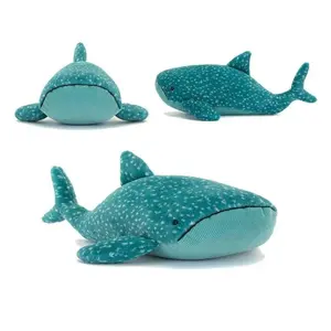Cute Gobfrey Whale Shark Plush Doll Anime Stuffed Soft Cushion Pillow Soothing Plush Toy Room Decoration Christmas Gift