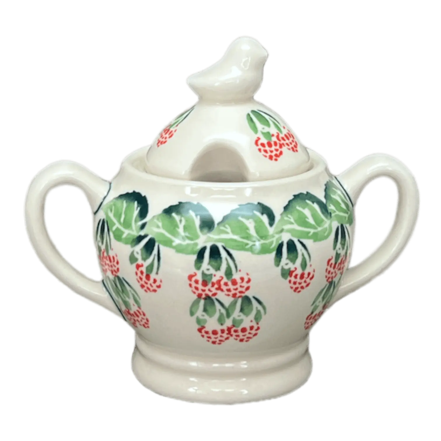 Bowl, Bird, Sugar Bowl, 11 oz in "Raspberry Delight" by Zaklady | Y1234-D1170
