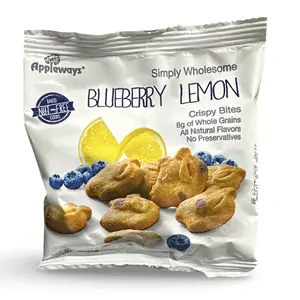 Appleways Whole Grain Blueberry Lemon Crispy Bites | 1 Oz | Pack of 12