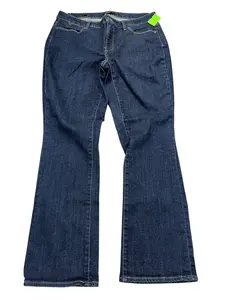 Jeans Boot Cut By Talbots In Blue Denim, Size:14