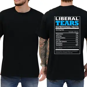 Liberal Tears Nutritional Facts T-shirt, Funny Shirts, Trump Supporters Shirt, Republican Tee