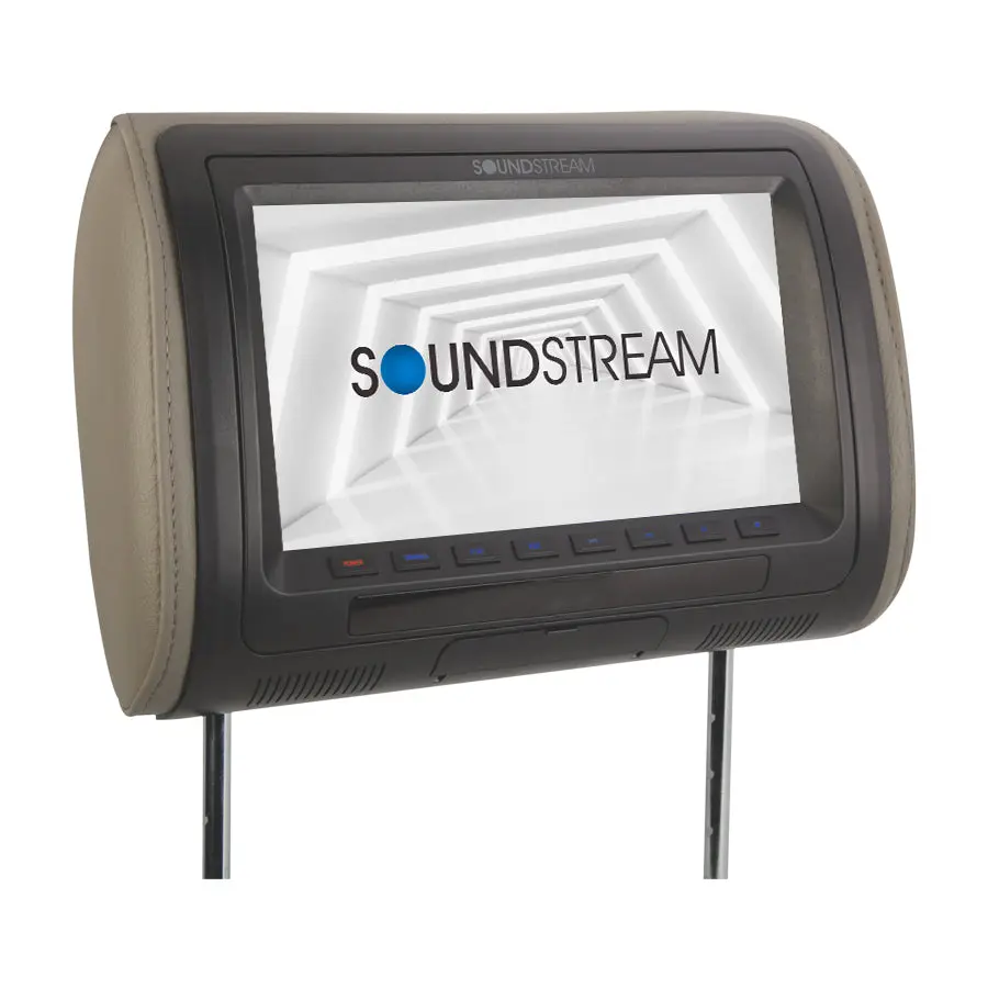 VH-90CC | Universal Headrest w/ 9" LCD & 3 Color Covers VH-90CC | Universal Headrest w/ 9" LCD & 3 Color Covers