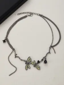 Punk Gothic Vintage Dragonfly Style Necklace, Women's Festival Fashion Jewelry Party Daily Jewelry Accessories, Elegant and Unique Design