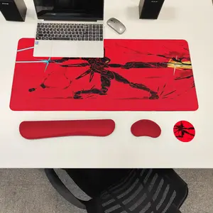 Mouse Pad Set, Large Mouse Pad & Keyboard Wrist Rest & Mouse Pad & Coaster, Computer Accessories