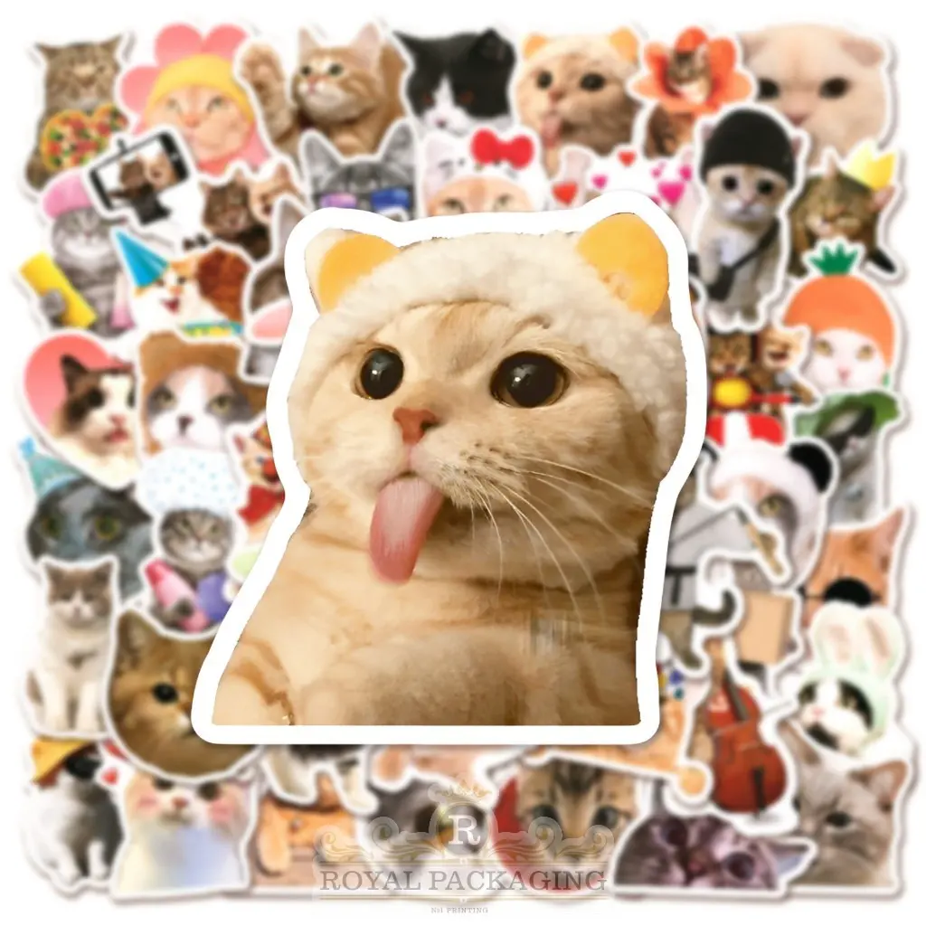 [GIFT] Random 5 Sticker Pack Bulk – Waterproof Vinyl Decals for DIY & Crafts