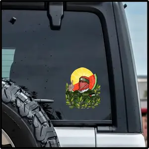 Palestine Solidarity Sticker, Cute Waterproof Laptop Decal