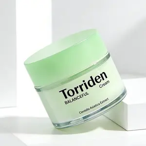 Torriden BALANCEFUL Cream 80ml Lightweight Soothing Moisturizer for Oily Sensitive Skin Non-Greasy Hydration with Centella Asiatica Extract