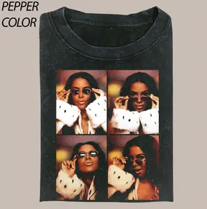 Comfort Colors Aaliyah Singers T-shirt, Aaliyah Sweatshirt, One In a Million Album Tee Womenswear Top Summer