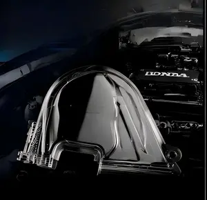 Must-Have Transparent Engine Gear Cover for Honda - See Through Internal Parts, No Disassembly Required, Blocks Road Dust, Daily Inspection Friendly, DIY Install Car Exterior Accessory