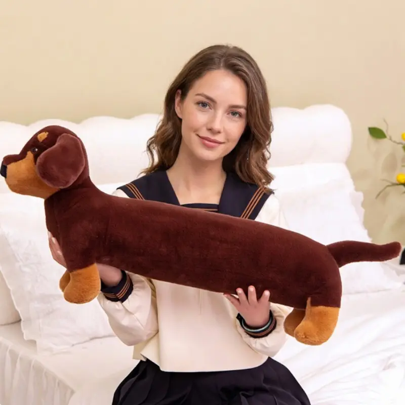 Plush Dog Toy, Giant Sausage Dog Plush Toy, Soft Huggable Large Animal Plush Toy, Christmas Birthday Gift, All Seasons Fashion, Soft Stuffed