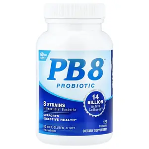 Nutrition Now PB 8™ Probiotic, 120 Capsules (7 Billion CFU per Capsule)