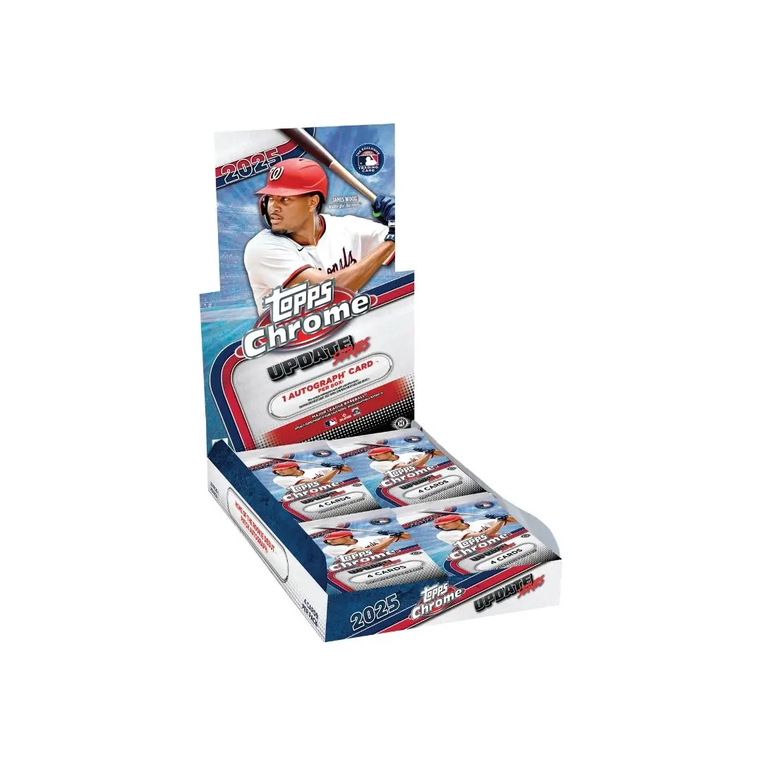 2025 Topps Chrome MLB Baseball Update Series Hobby Box