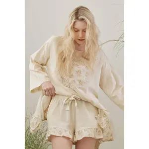 Wildflower Dreams Frilled Patchwork Shorts