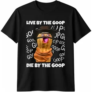 100% Cotton The Burnt Peanut Bungulator Goop Goop, Live by The goop T-Shirt