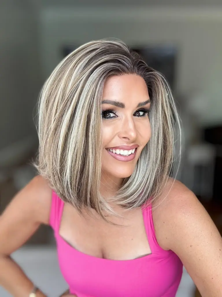 IMstyle Cleo Old Money Coloring Short Bob Hairstyle for Summer Season Low Density 13*4 Free Part Lace Front Synthetic Wigs