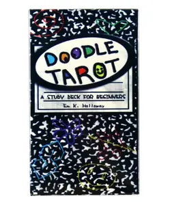 Doodle Tarot Card Deck 78 Cards Hand-Drawn Style Creative Oracle Cards Fun Aesthetic Game Set Gift