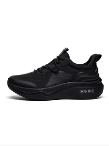 Men's Sporty Lace Up Running Shoes, Casual Comfortable Breathable Running Shoes, Fashionable Sneakers for Daily Wear