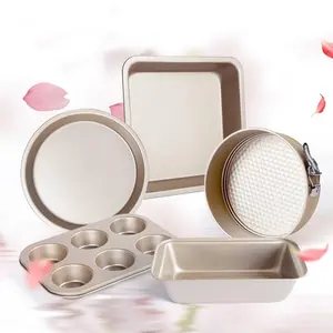 The Gramercy Gold 5-Piece Bakeware Set – Carbon Steel