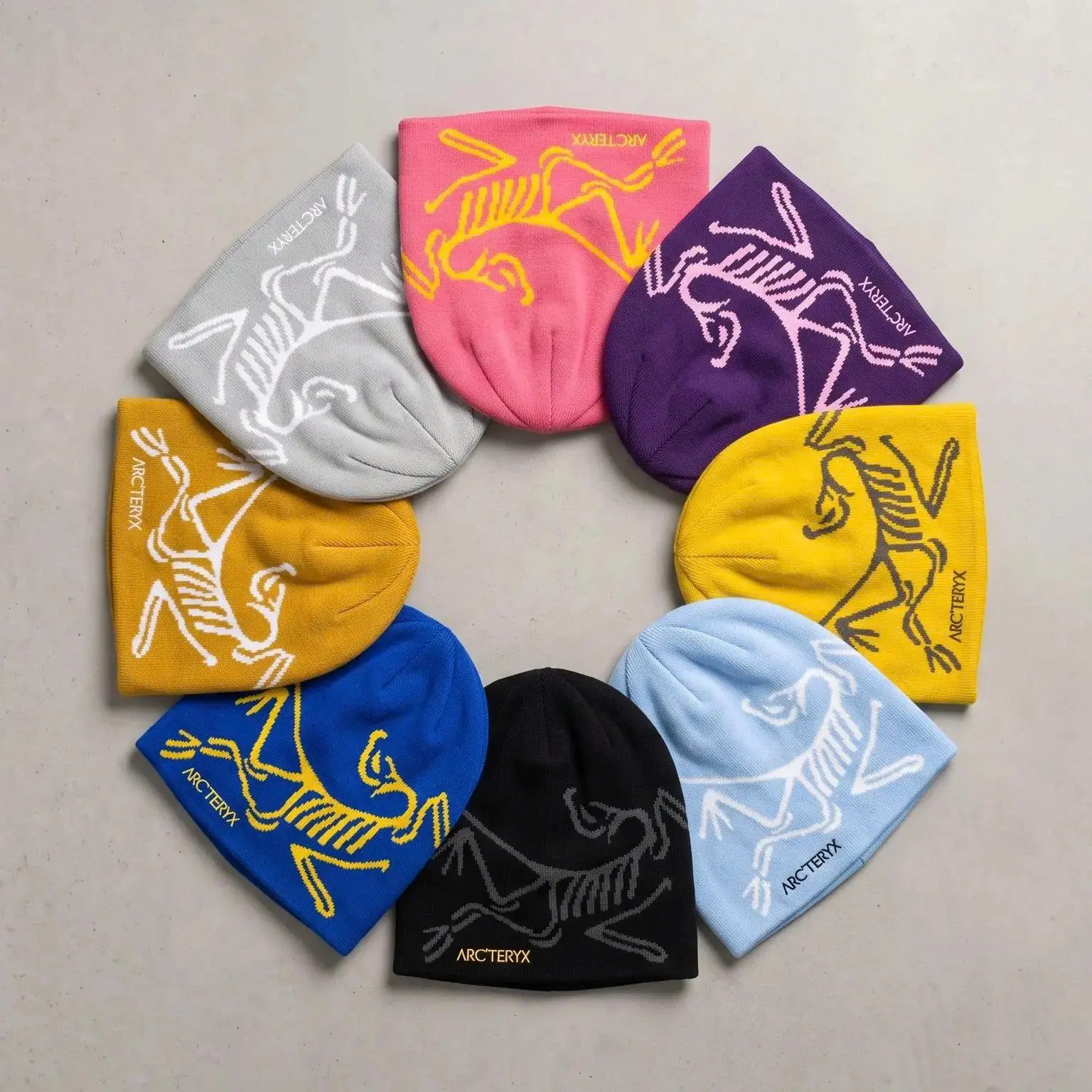 Arc'teryx Bird Head Toque Winter Beanie – Unisex Merino Wool Knit Hat, Warm Stretch Skull Cap for Hiking, Climbing, Skiing, Snowboarding, Backpacking, Outdoor Sports, Breathable Performance Beanie, Casual Street Fashion, Multiple Colors