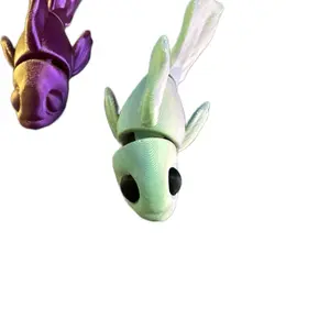 3D Printed fish, 1 Count Colorful Design. Creative Desktop Decoration for Home Office and play