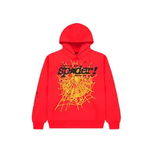 Sp5der P*NK V2 Hoodie Red
