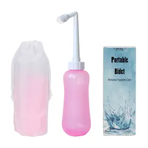 Intimate Wash Cleanser & 450ml Lightweight Portable Bidet, Gentle Calming Peri Bottle for Postpartum Perineal Recovery, Daily Single Item Essential Feminine Care for Sensitive Skin with Upside-Down Design