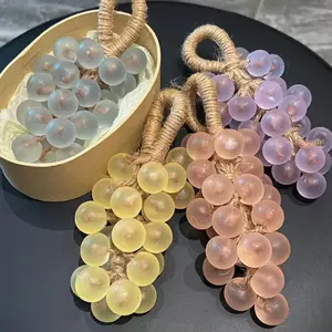 Grape Cluster Handmade Soap 250g, Natural Plant Essential Oils, Gentle Cleansing and Moisturizing, Hanging Bath & Shower Decor Gift