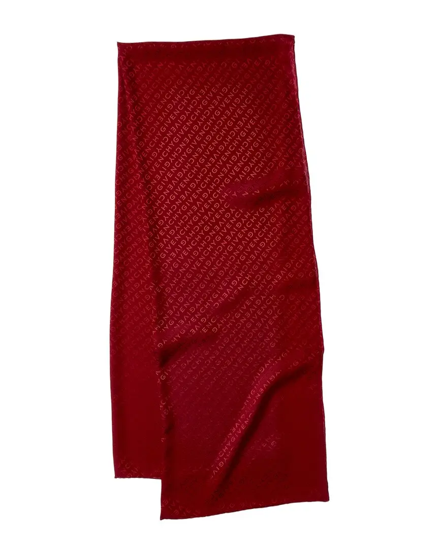 Givenchy Logo Silk Scarf