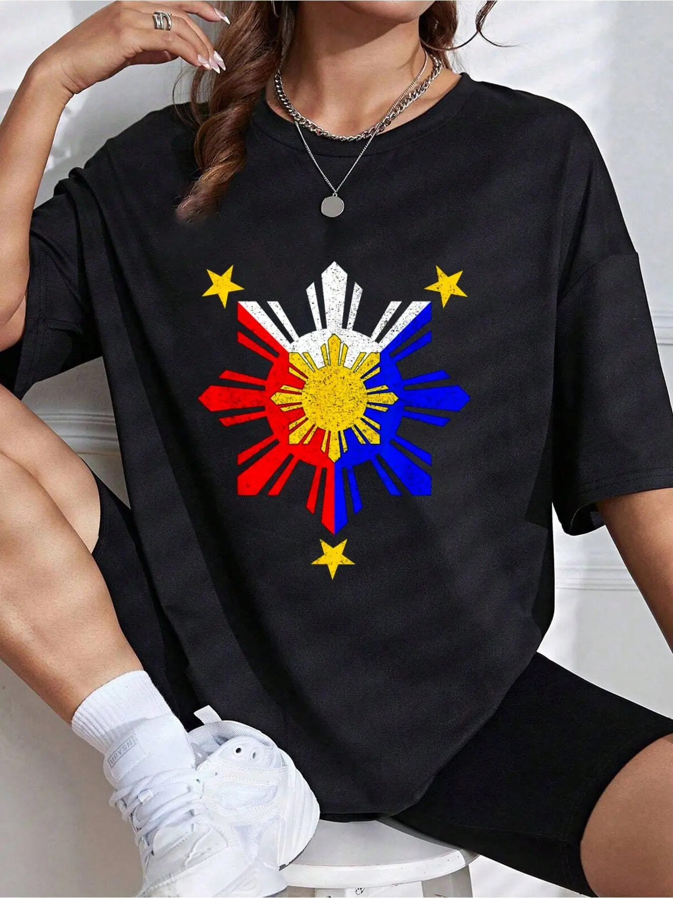 Pinoy Filipino Philippine Flag Sun T-Shirt