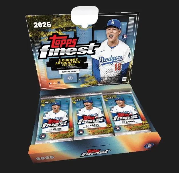 1 (ONE) PACK - 2026 Topps Finest Baseball Hobby *Ripped Live*