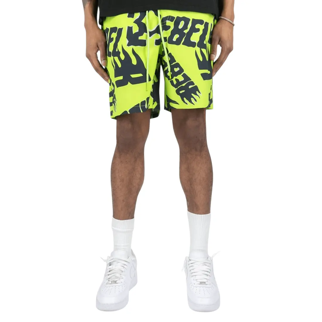 Rebel Minds rebel puff nylon shorts