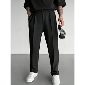 Stylish Men’s Wide-Leg Trousers, Versatile Summer Outfits for Men’s Fashion, Casual & Formal Wear for Everyday Use
