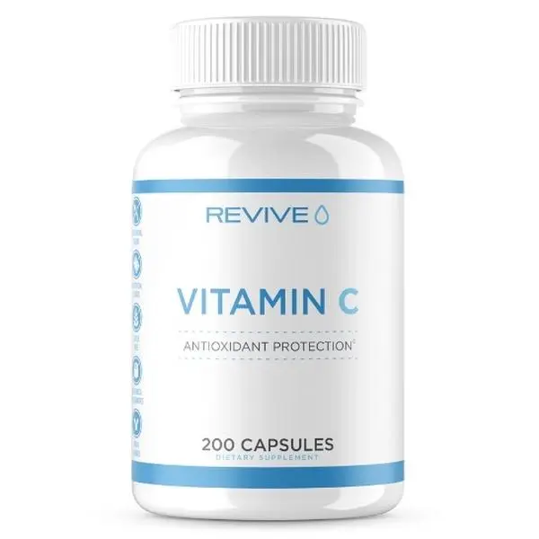 Revive Vitamin C - Natural Formula for Skin Health, Supports Immune System, 150mg per Tablet Healthcare Collagen Edible Supplement Fitness Dietary Colagen Nail